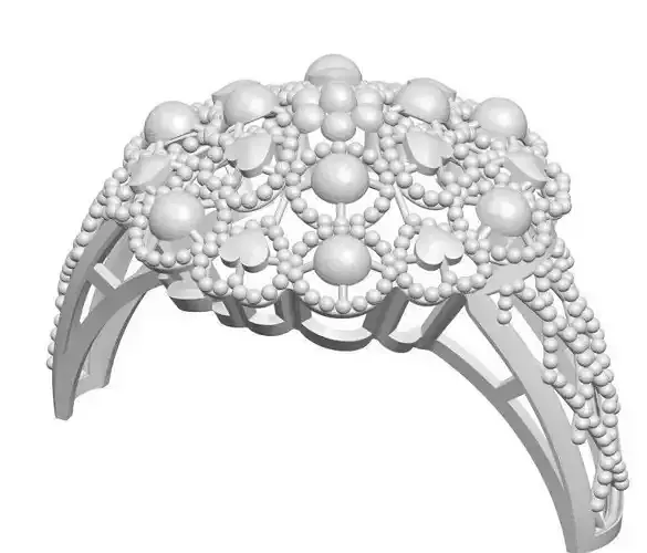 Ring 6 flower shaped