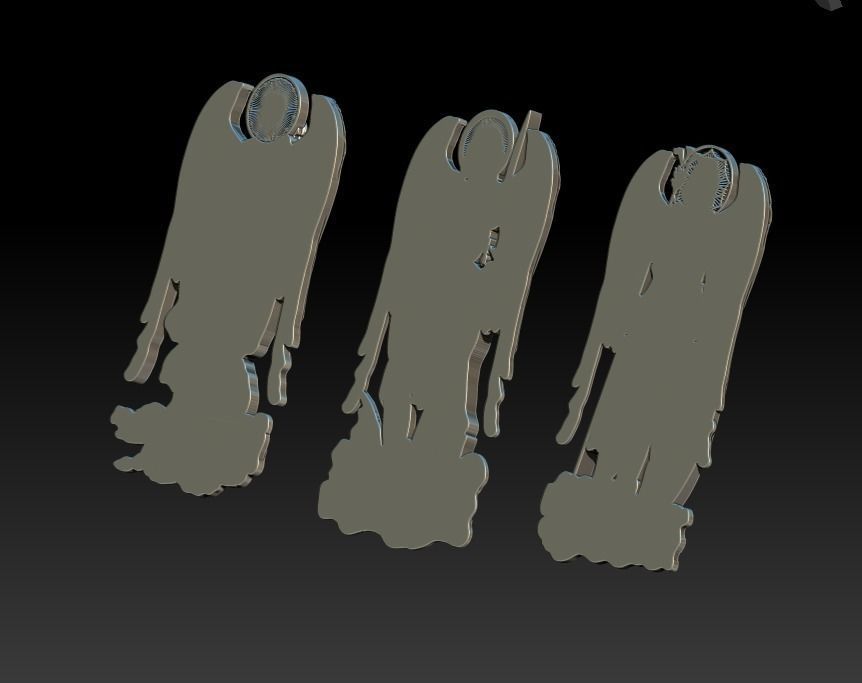 ARHANGEL   AVE MARIA  QVIS VT DEVS 3D print model_16