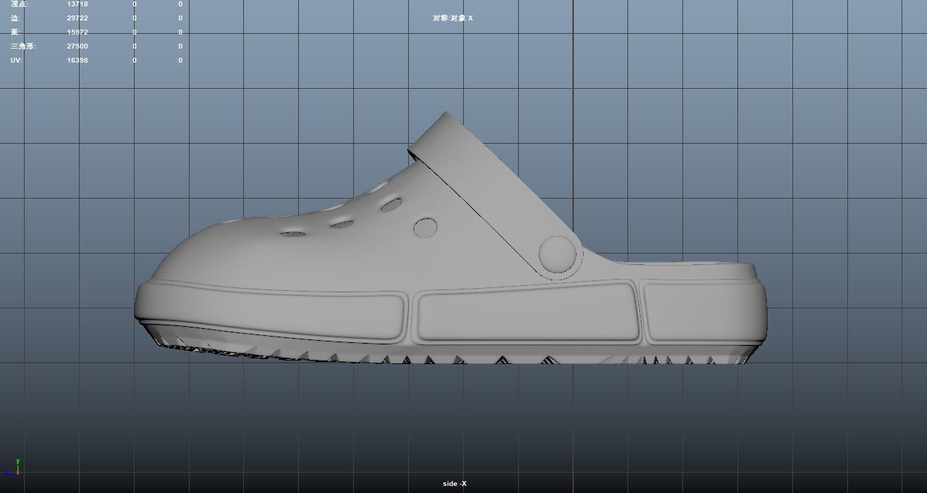Cross Shoes crocs Casual Wear sandals beach sports FATION 3D model_8