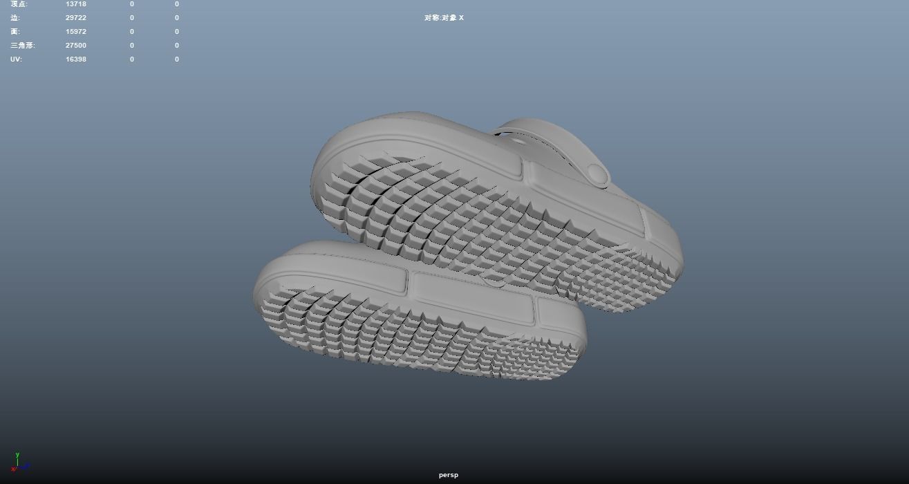 Cross Shoes crocs Casual Wear sandals beach sports FATION 3D model_6