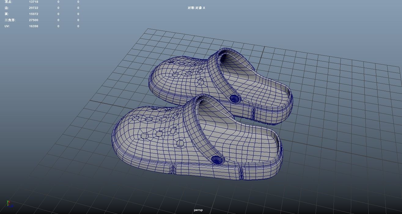 Cross Shoes crocs Casual Wear sandals beach sports FATION 3D model_5