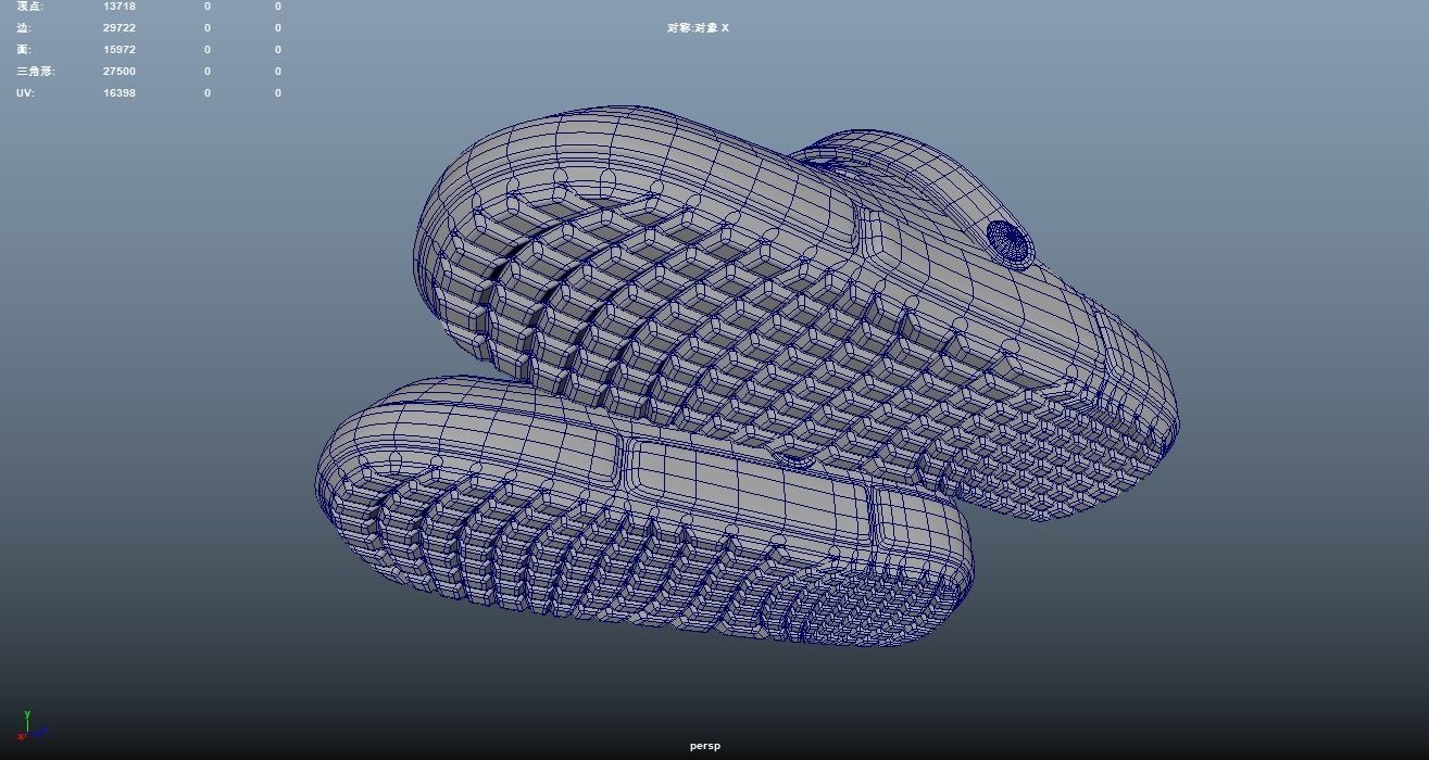 Cross Shoes crocs Casual Wear sandals beach sports FATION 3D model_7