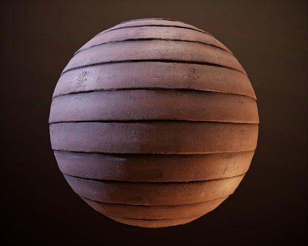 Tileable Wooden Wall PBR Texture Texture