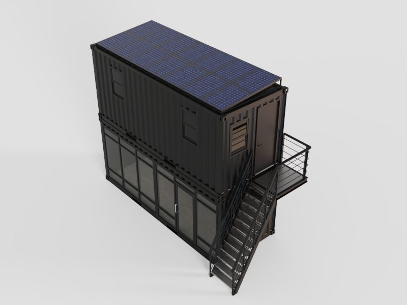 Universal Store Container  3D model_3