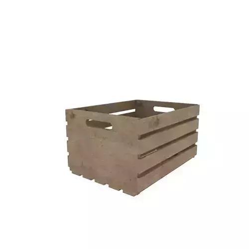 Wood crate Free low-poly 3D model