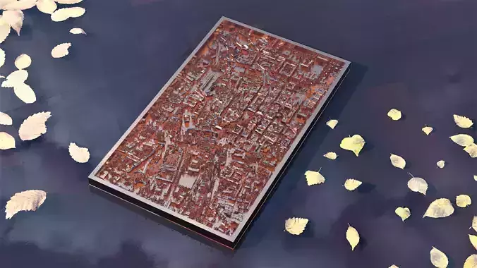 Klagenfurt City Center 3D model