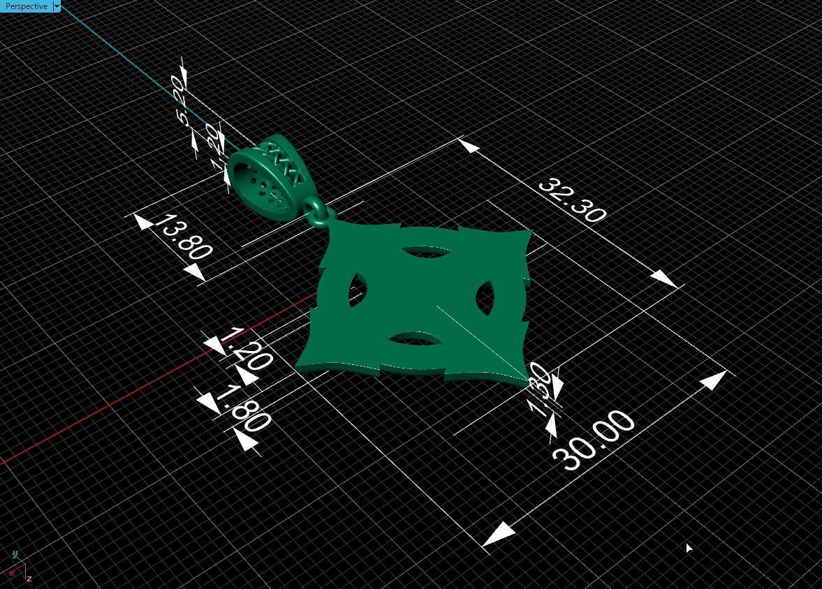 Celtic cross patterns 3D print model_21