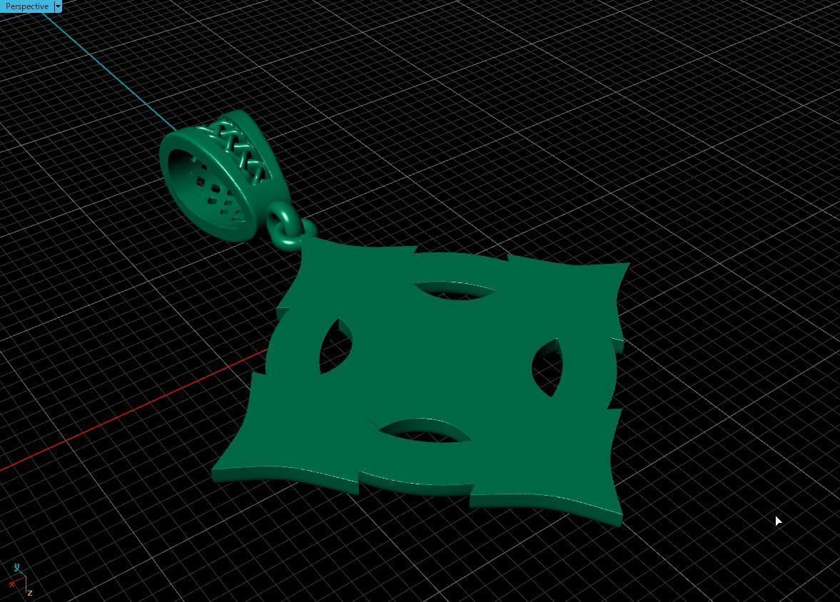 Celtic cross patterns 3D print model_17