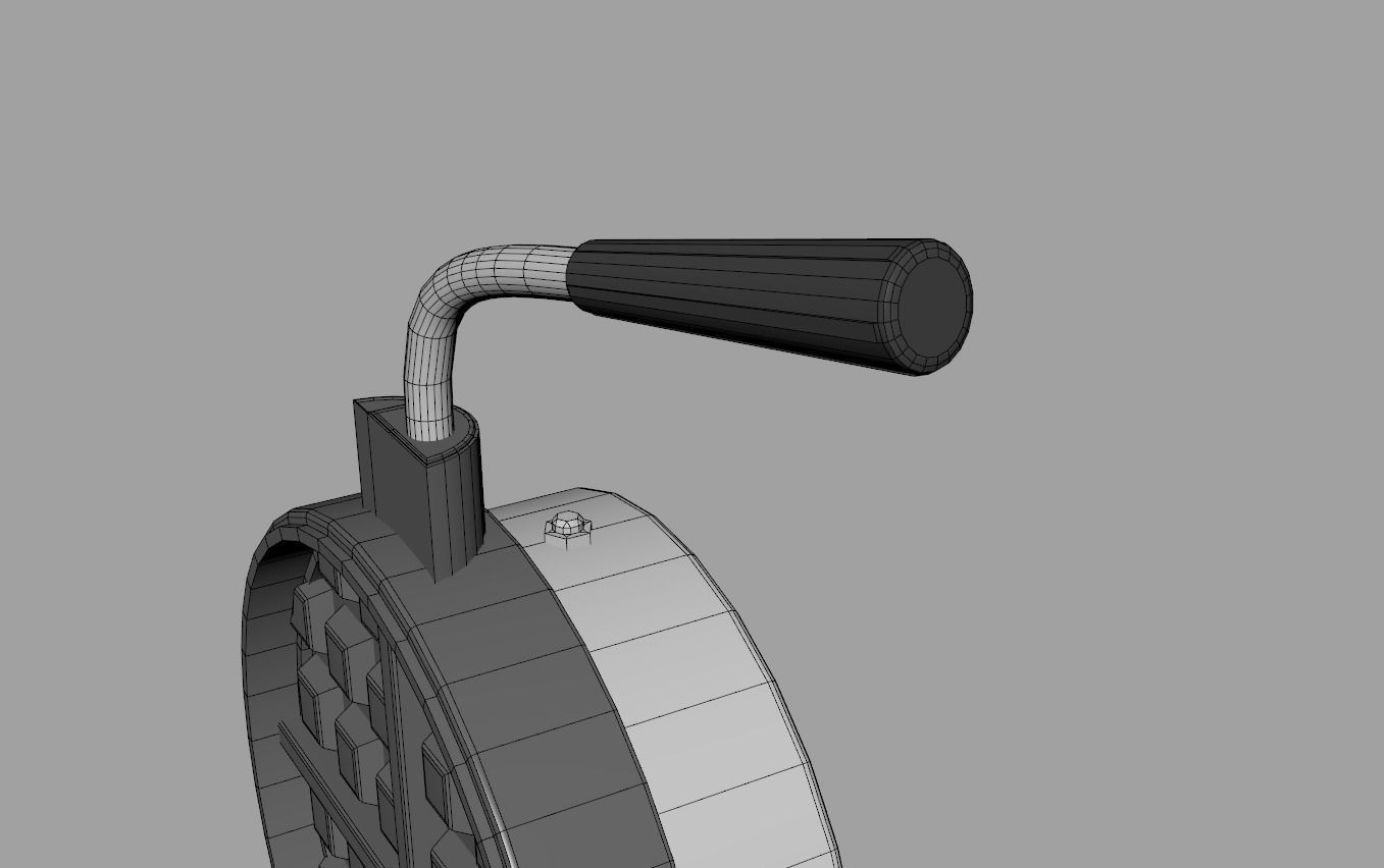 Waffle Maker 3D model_15