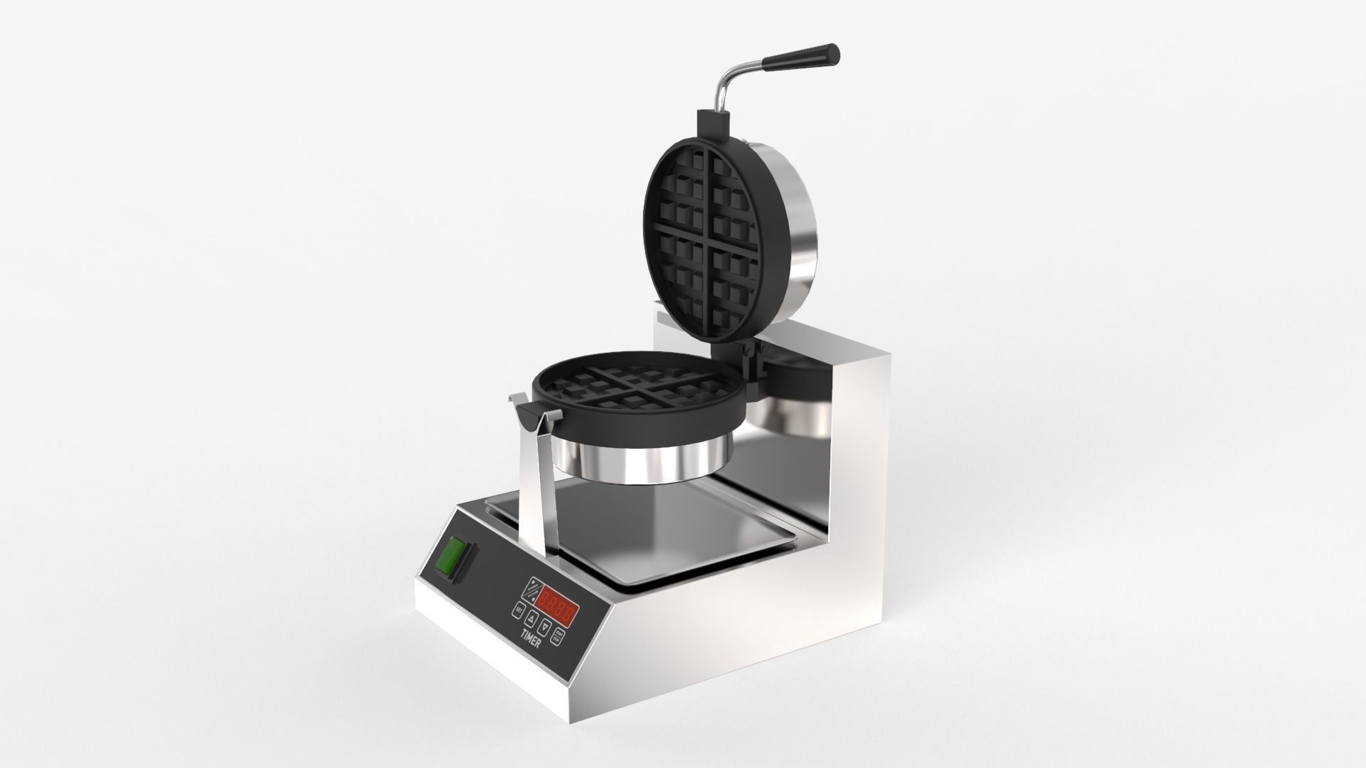Waffle Maker 3D model_5