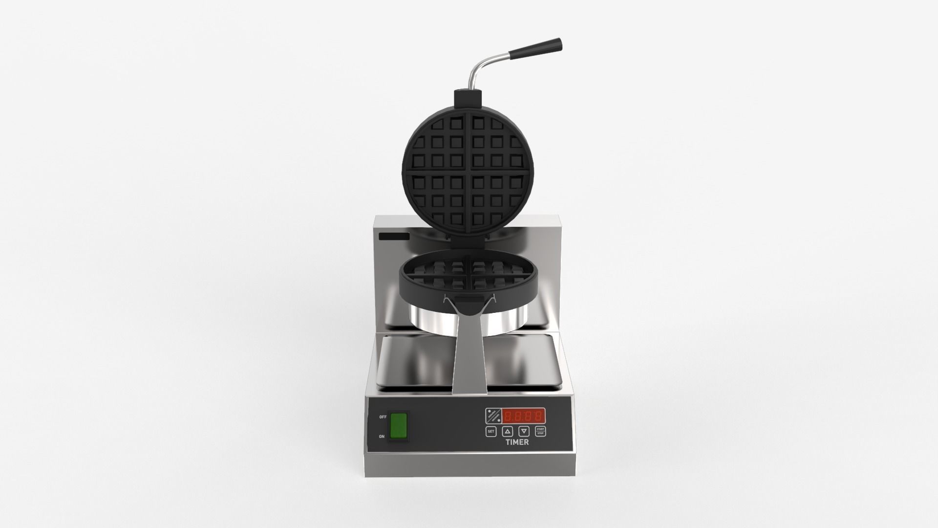 Waffle Maker 3D model_4