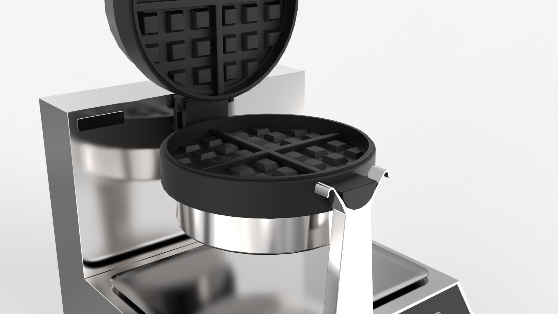 Waffle Maker 3D model_1
