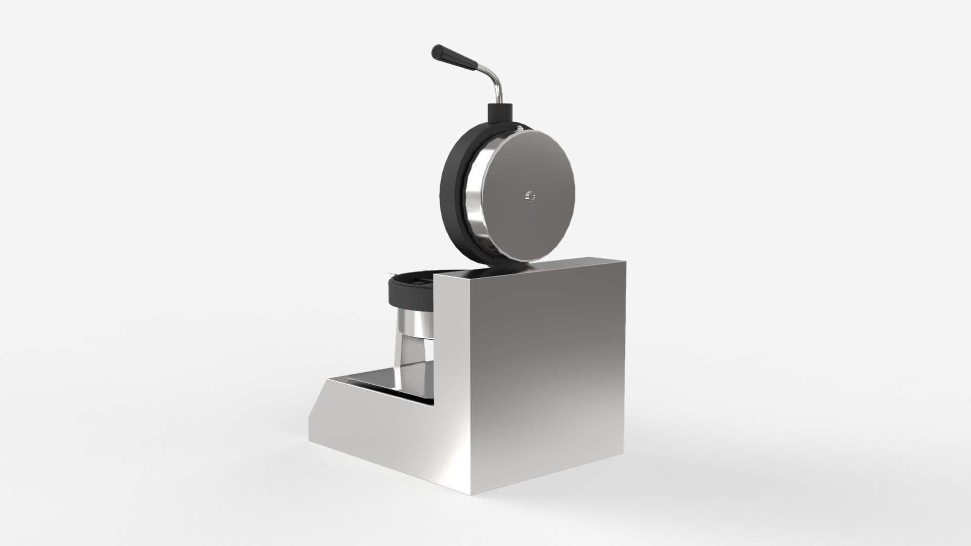 Waffle Maker 3D model_7