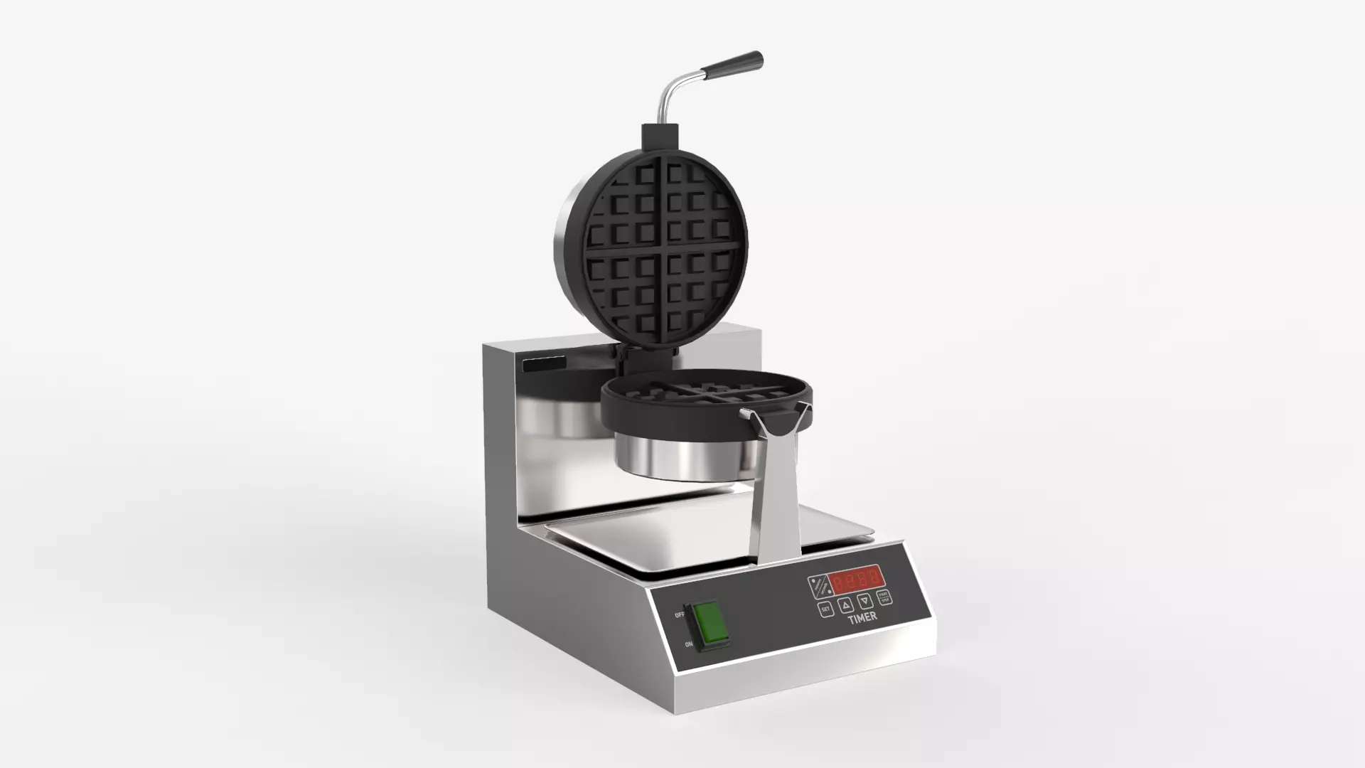 Waffle Maker 3D model_0
