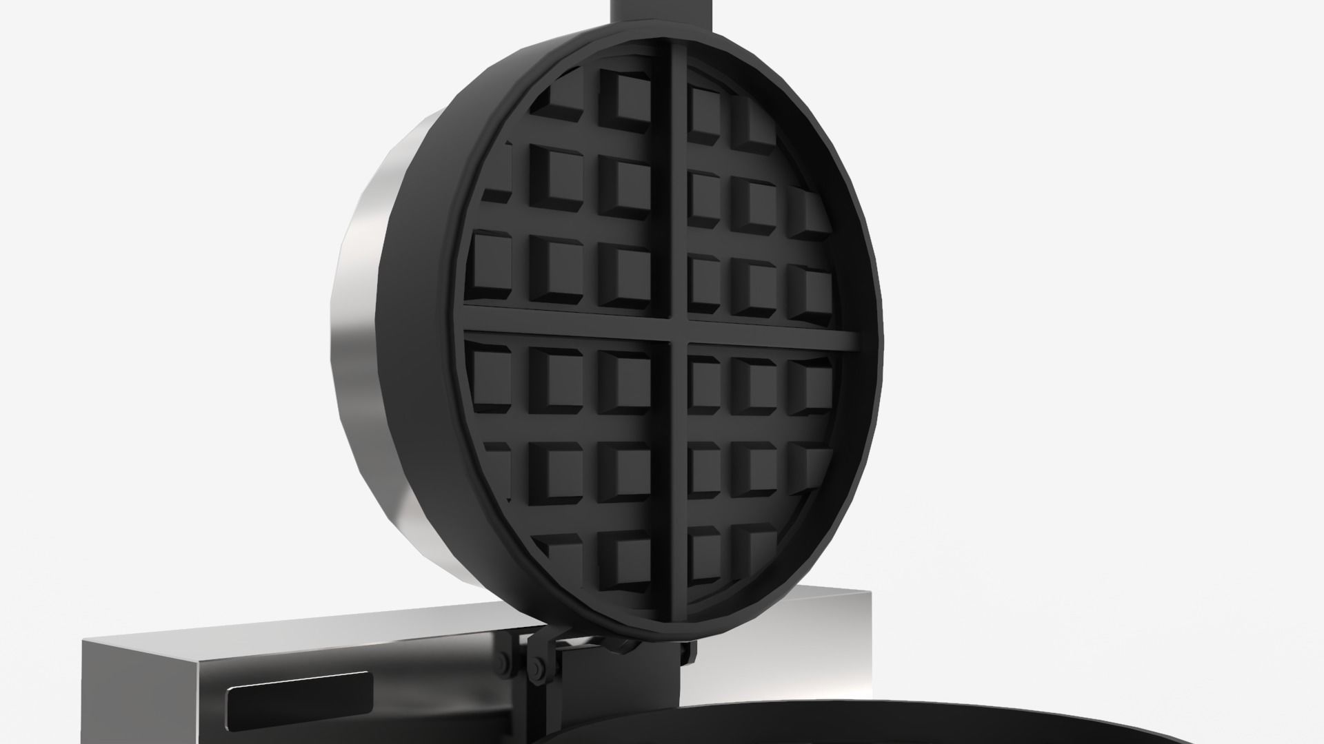 Waffle Maker 3D model_13
