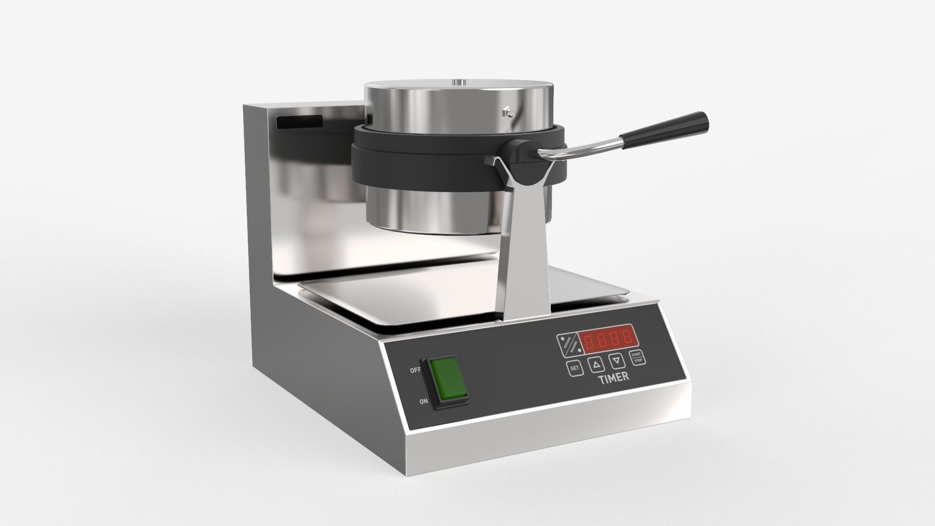 Waffle Maker 3D model_3