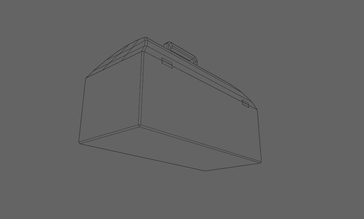 Toolbox - Caixa de Ferramentas Low-poly 3D model_22