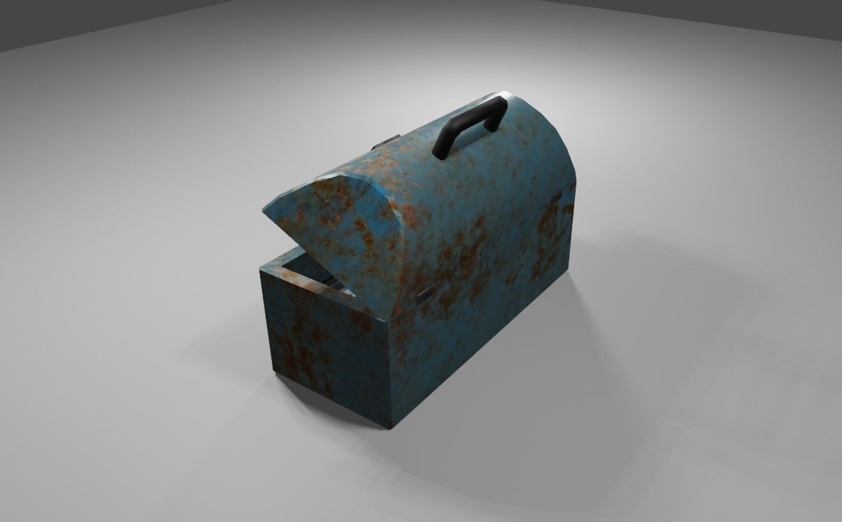 Toolbox - Caixa de Ferramentas Low-poly 3D model_15