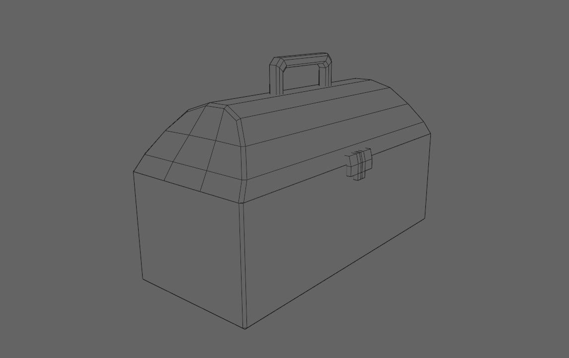 Toolbox - Caixa de Ferramentas Low-poly 3D model_21