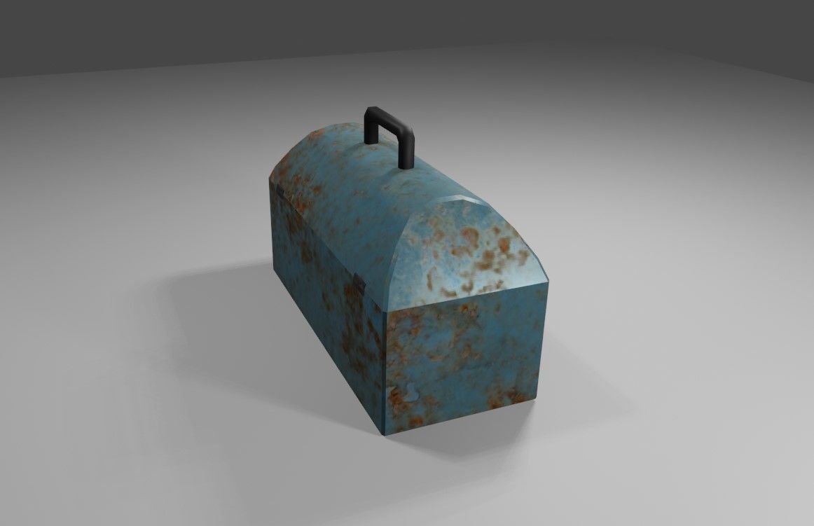 Toolbox - Caixa de Ferramentas Low-poly 3D model_16