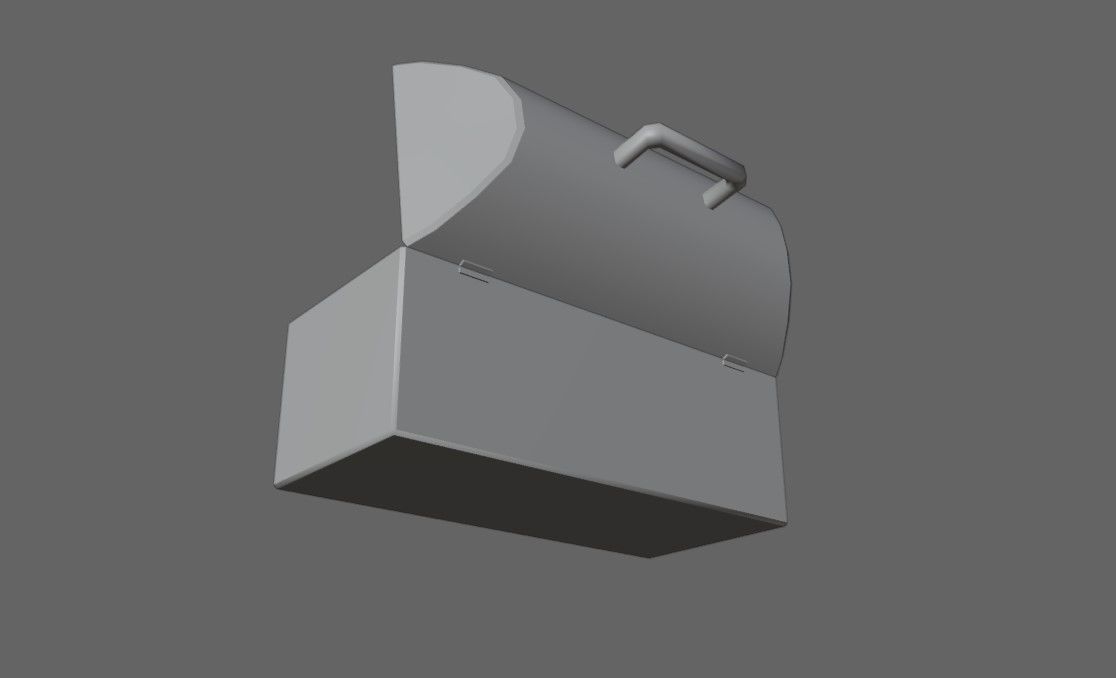Toolbox - Caixa de Ferramentas Low-poly 3D model_19