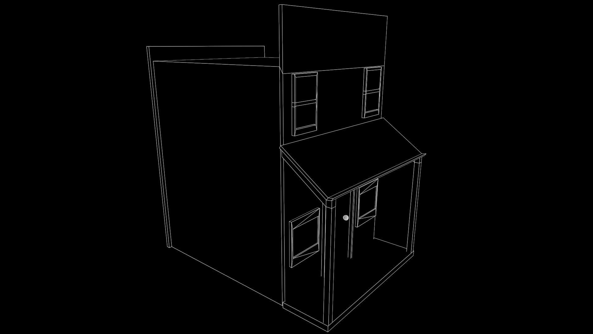 Wild Wist House - Game Ready Low Poly 3D Model Low-poly 3D model_3