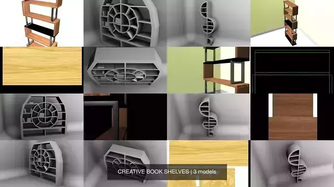 CREATIVE BOOK SHELVES