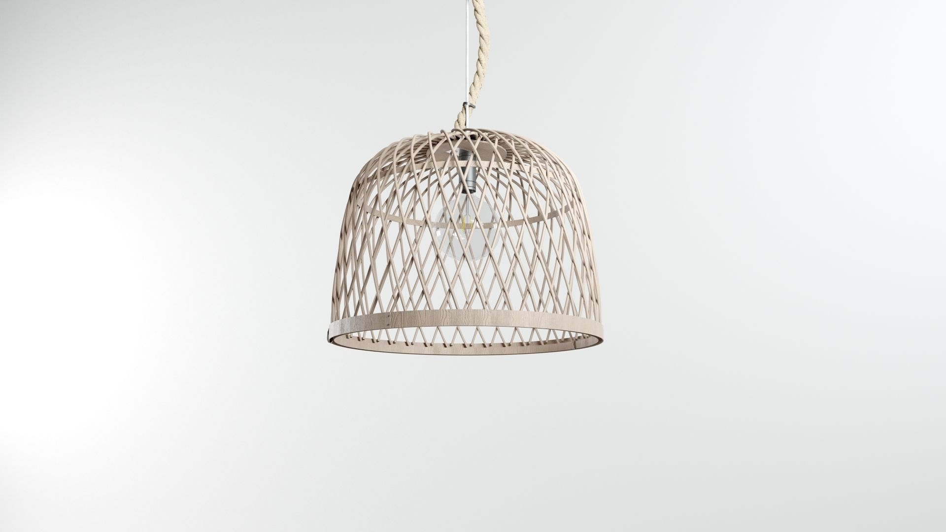 Ceiling Lamp Mani - Natural style 3D model_2