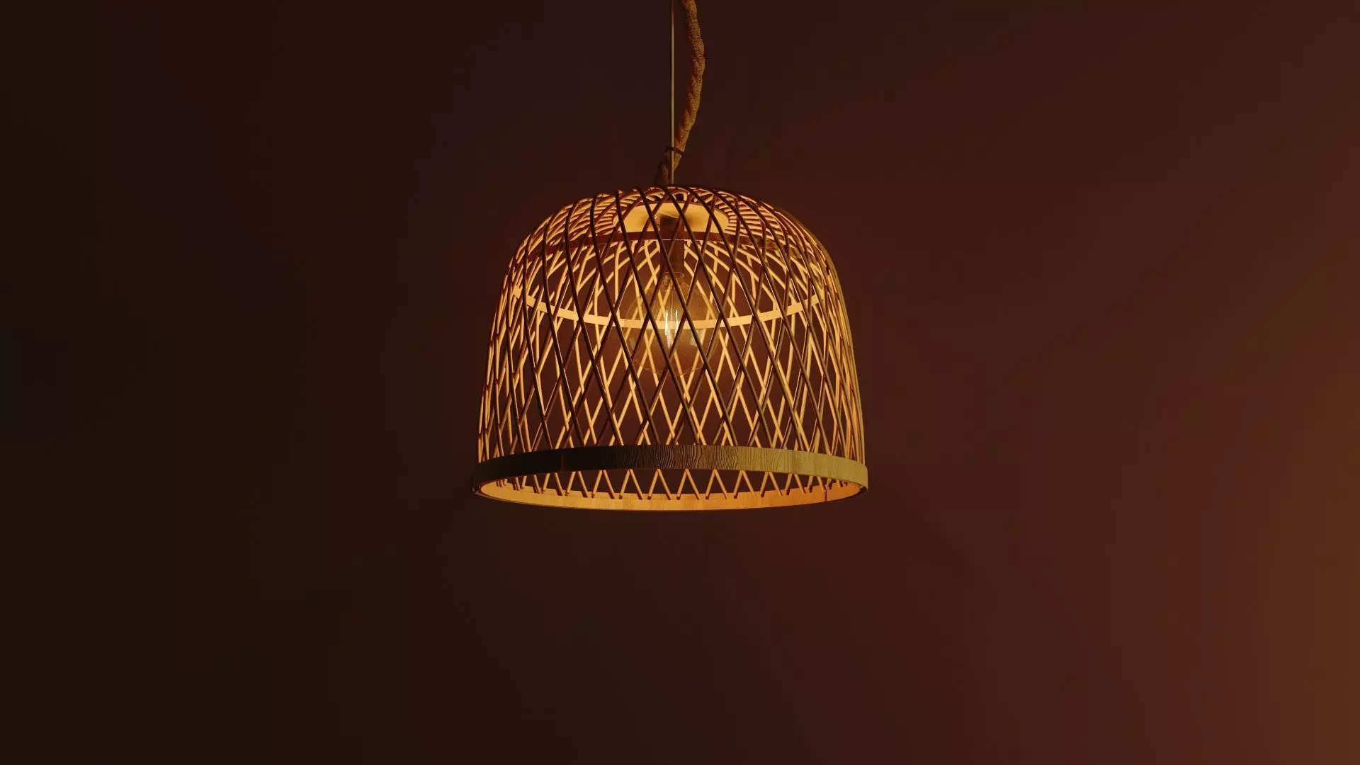 Ceiling Lamp Mani - Natural style 3D model_0