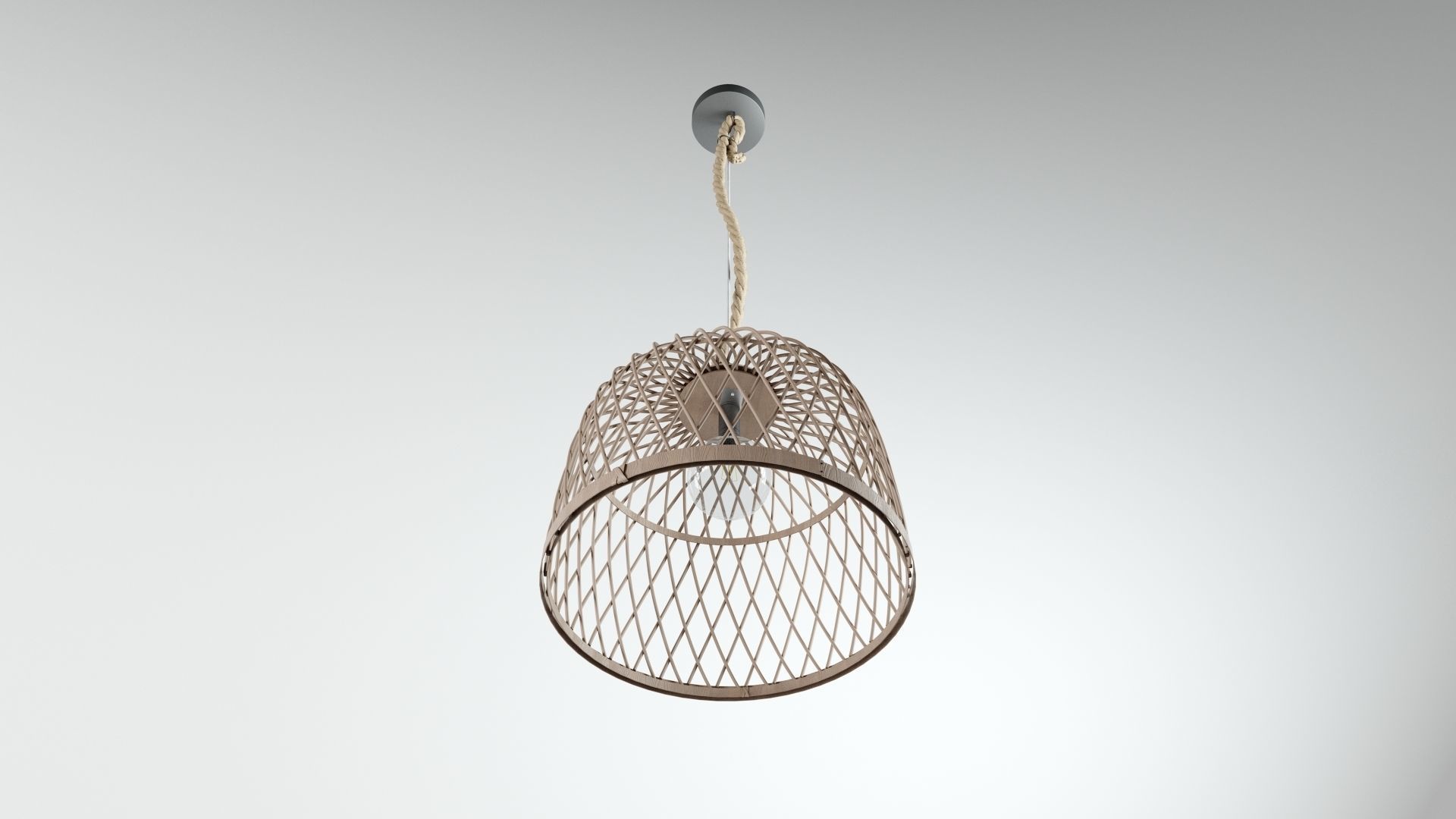 Ceiling Lamp Mani - Natural style 3D model_3
