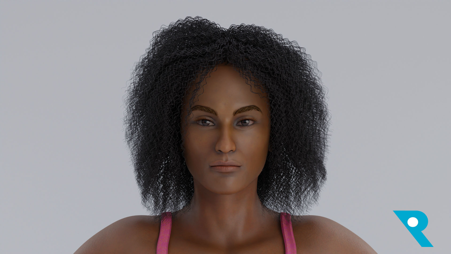 Realistic Female Character - Terry 3D model_12