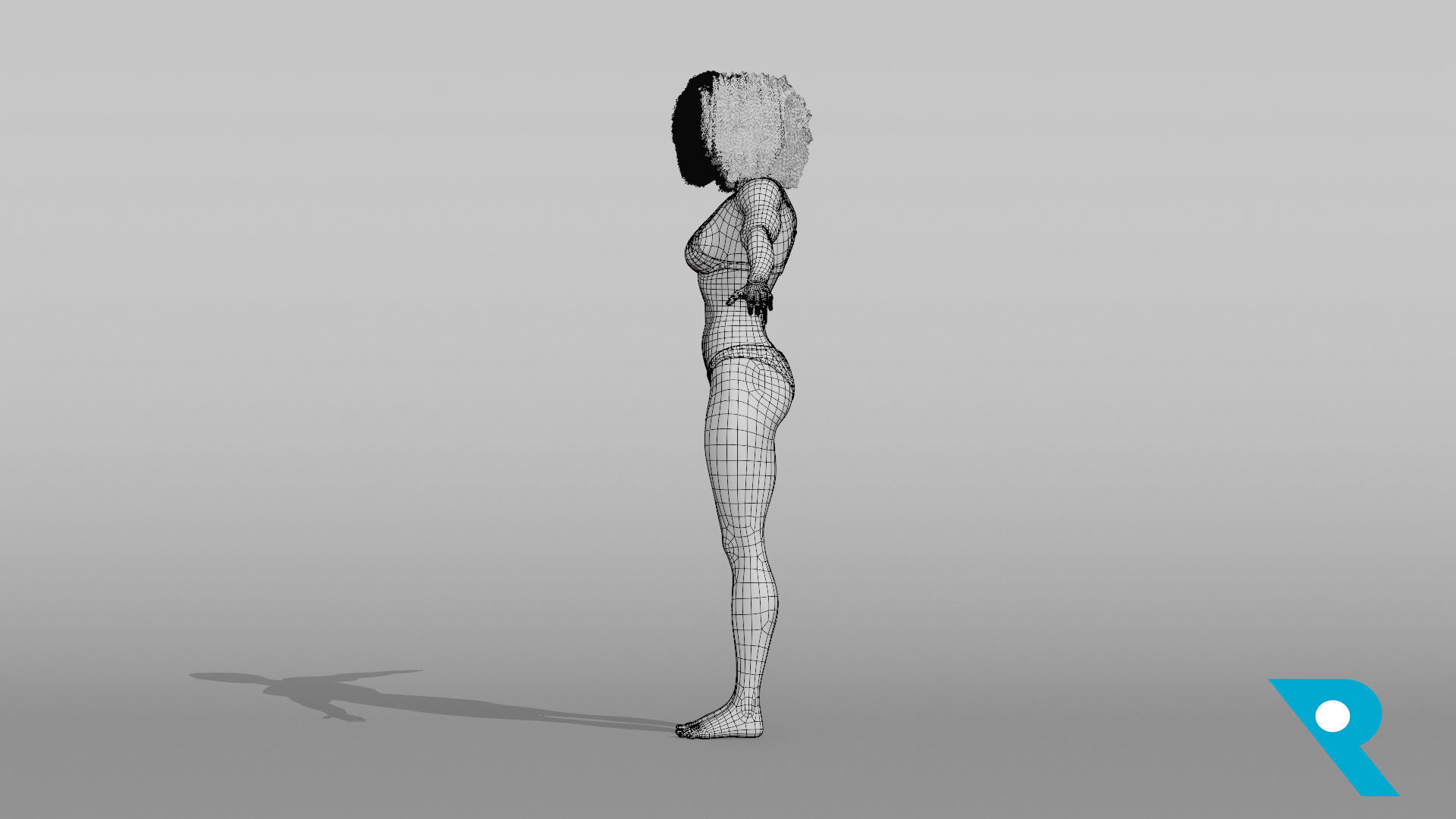 Realistic Female Character - Terry 3D model_11