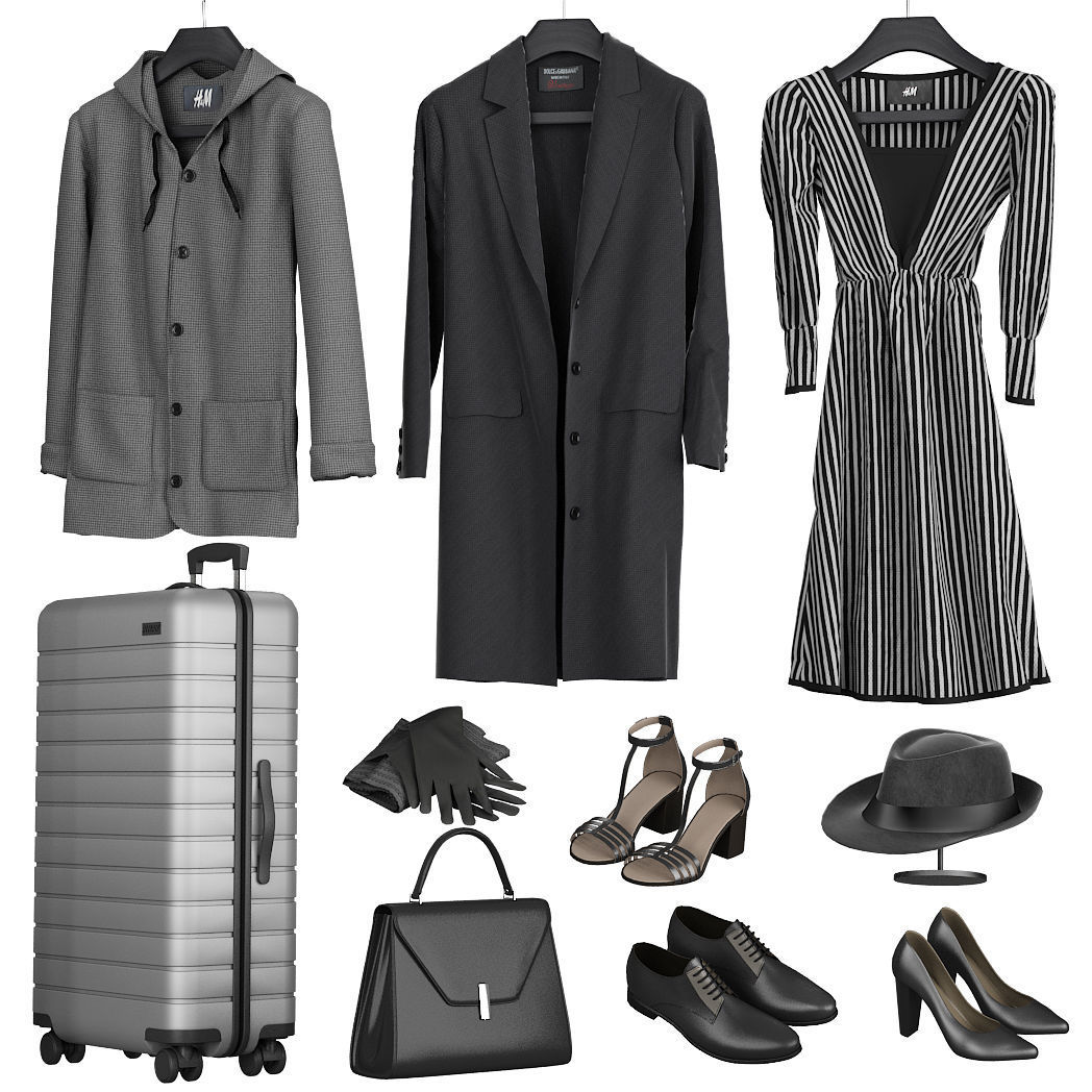 Entryway furniture 100 3D model_4