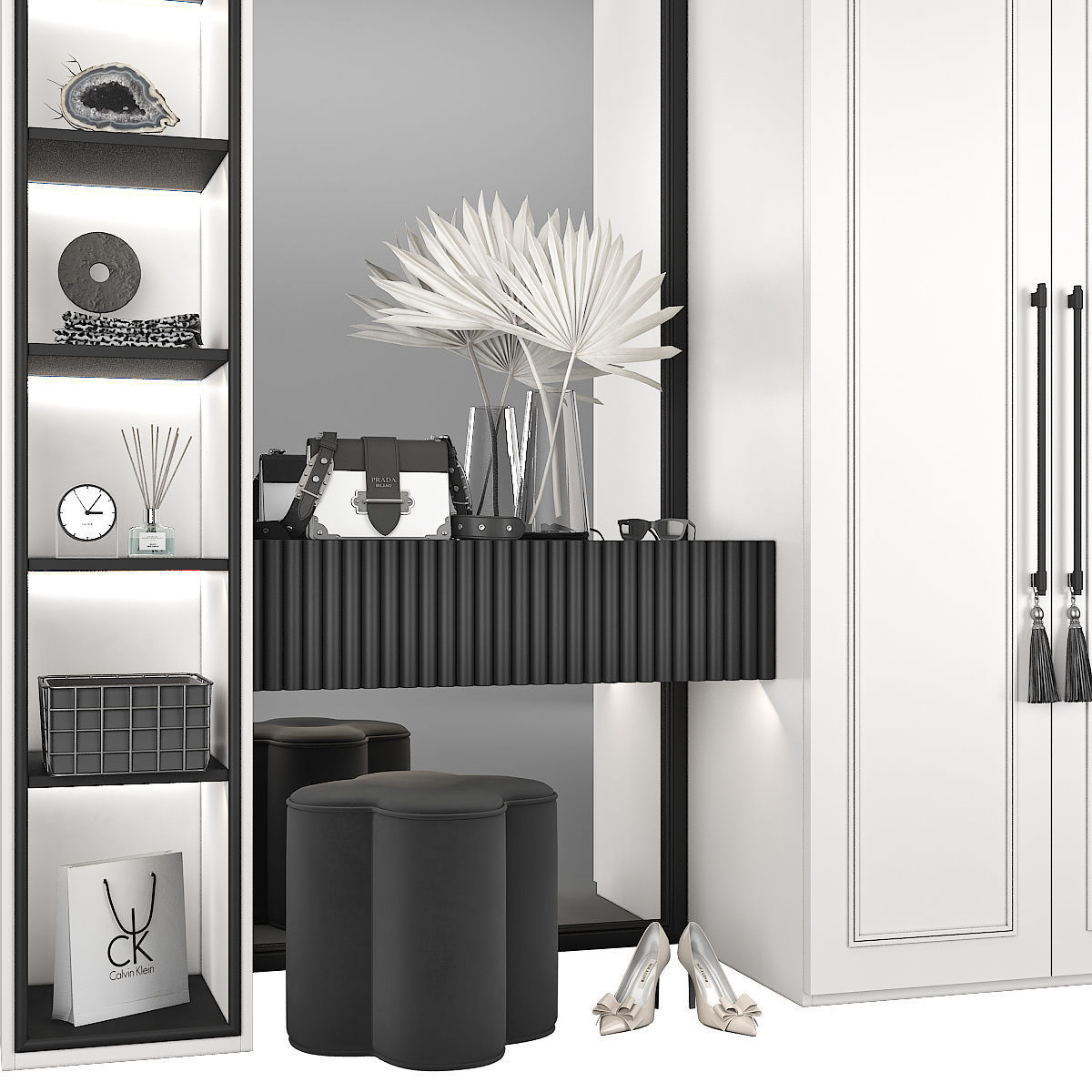 Entryway furniture 100 3D model_2