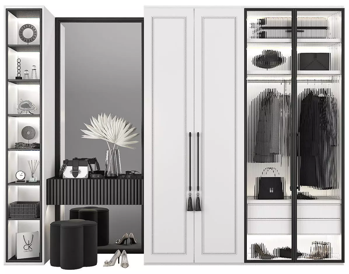 Entryway furniture 100 3D model_0