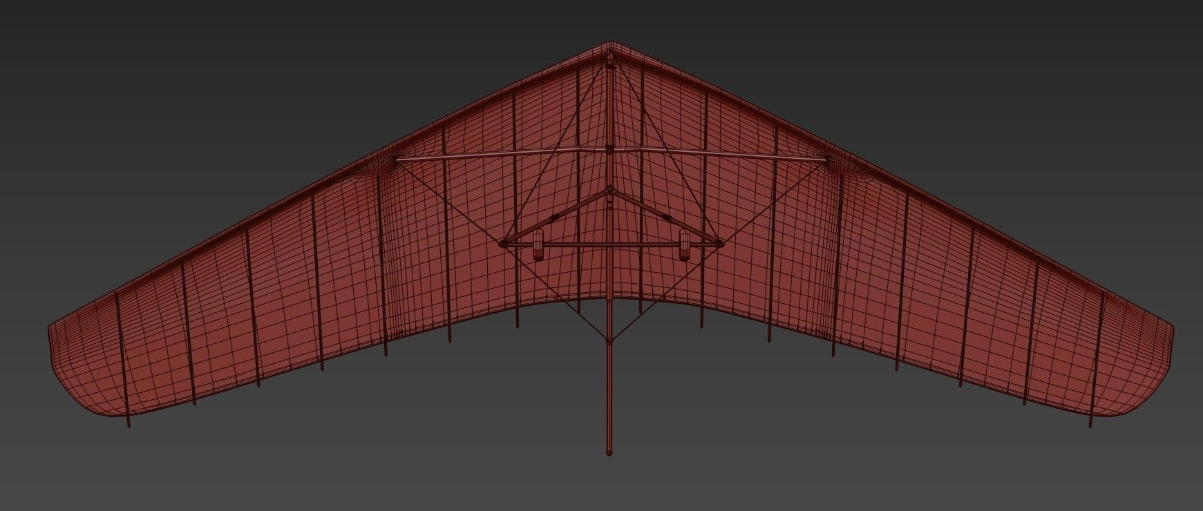Hang Glider Low-poly 3D model_13