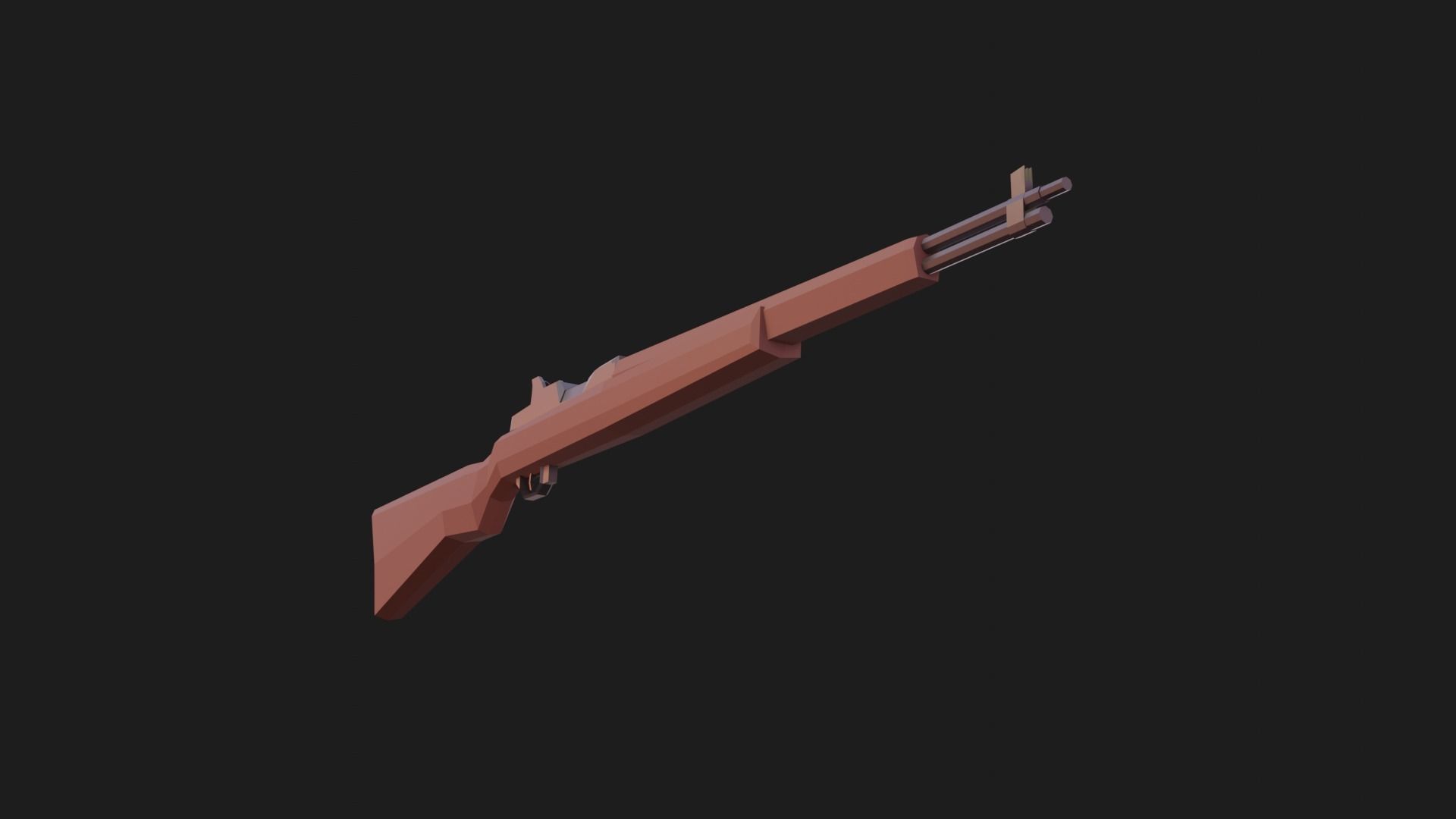 Weaponies - M1 Garand Low-poly 3D model_2