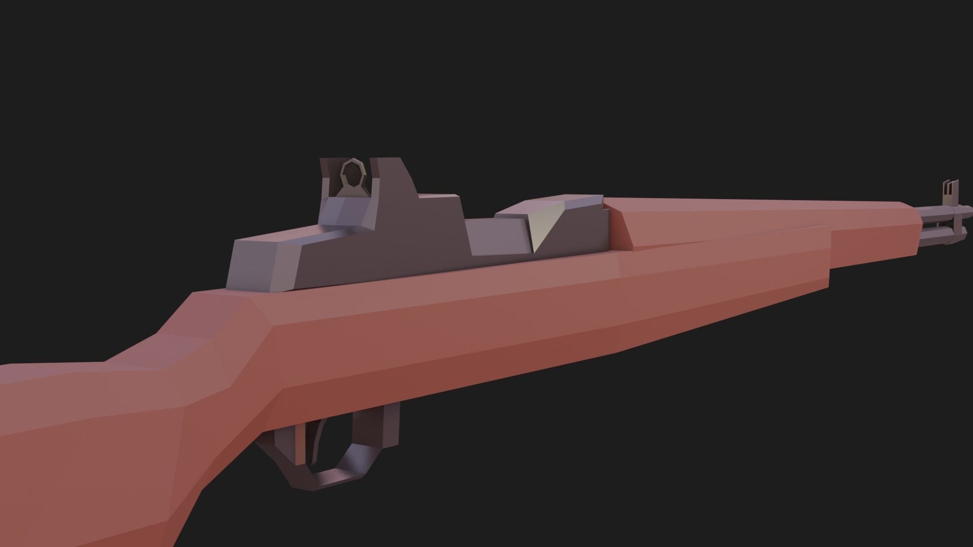 Weaponies - M1 Garand Low-poly 3D model_6