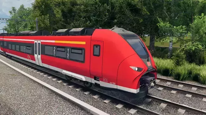 Siemens Mireo DB Regio Low-poly 3D model