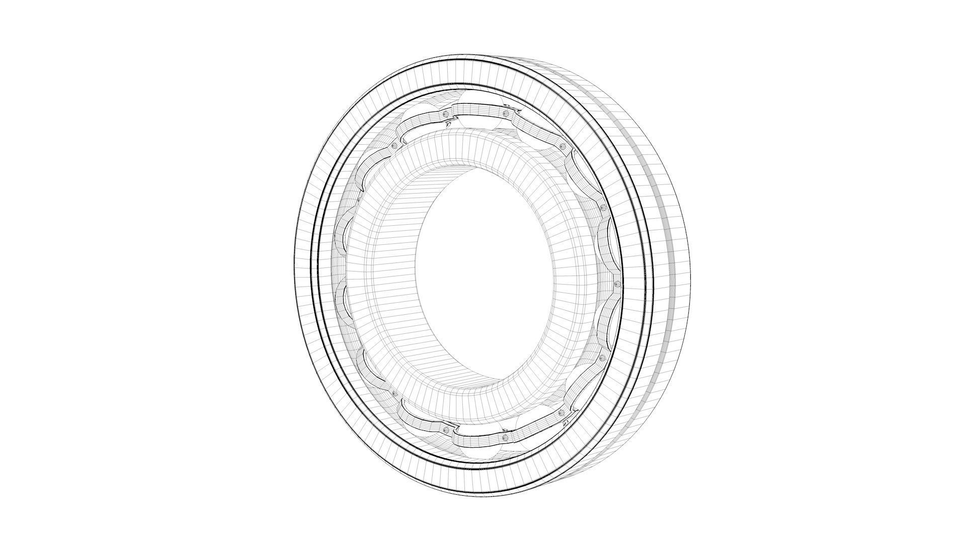 A set of models of six ball and roller bearings 3D model_20
