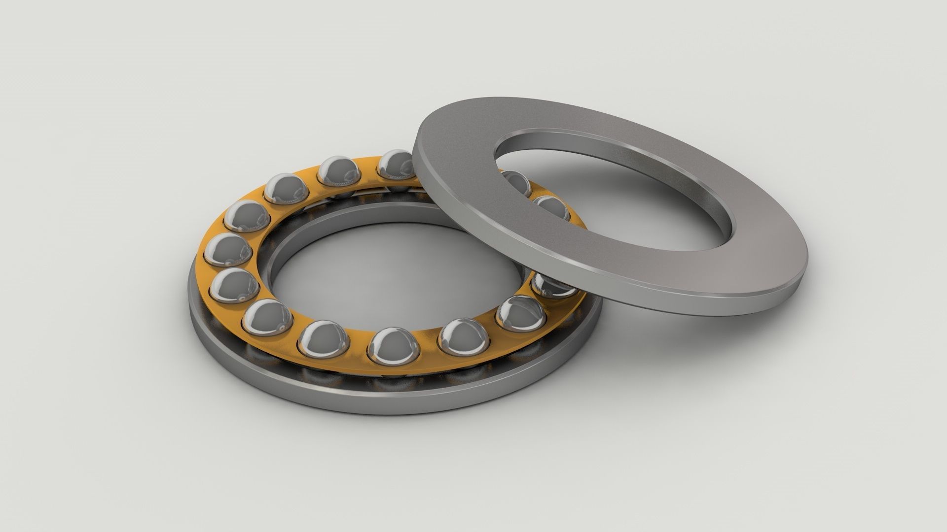 A set of models of six ball and roller bearings 3D model_12