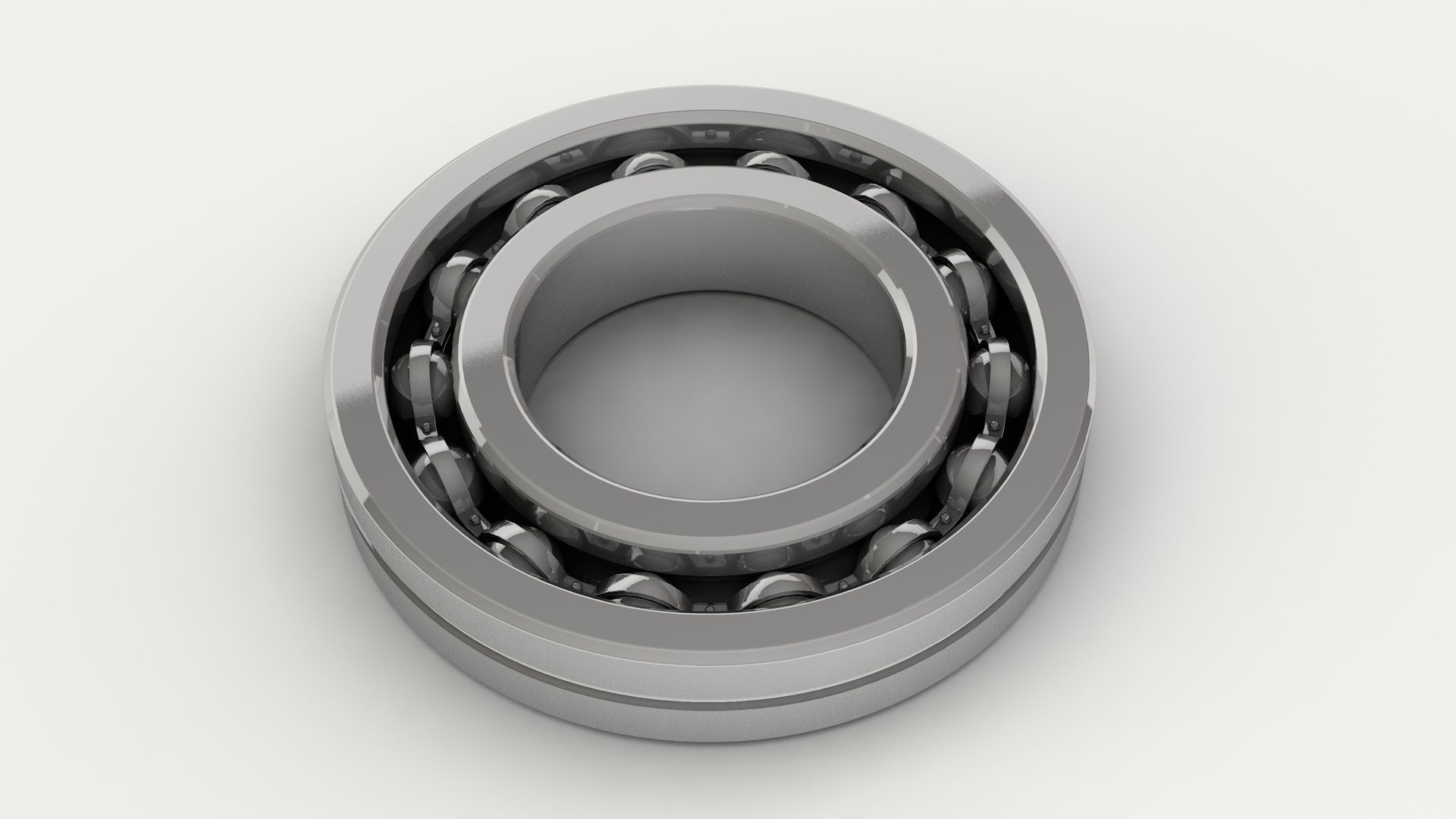 A set of models of six ball and roller bearings 3D model_1