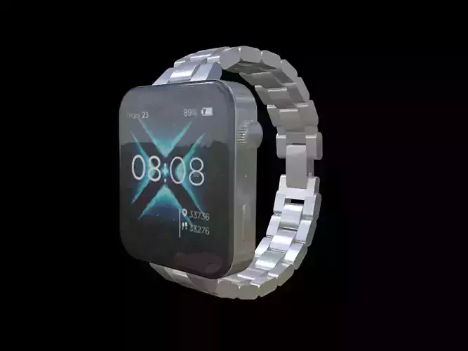 watch 2 apple band Low-poly 3D model