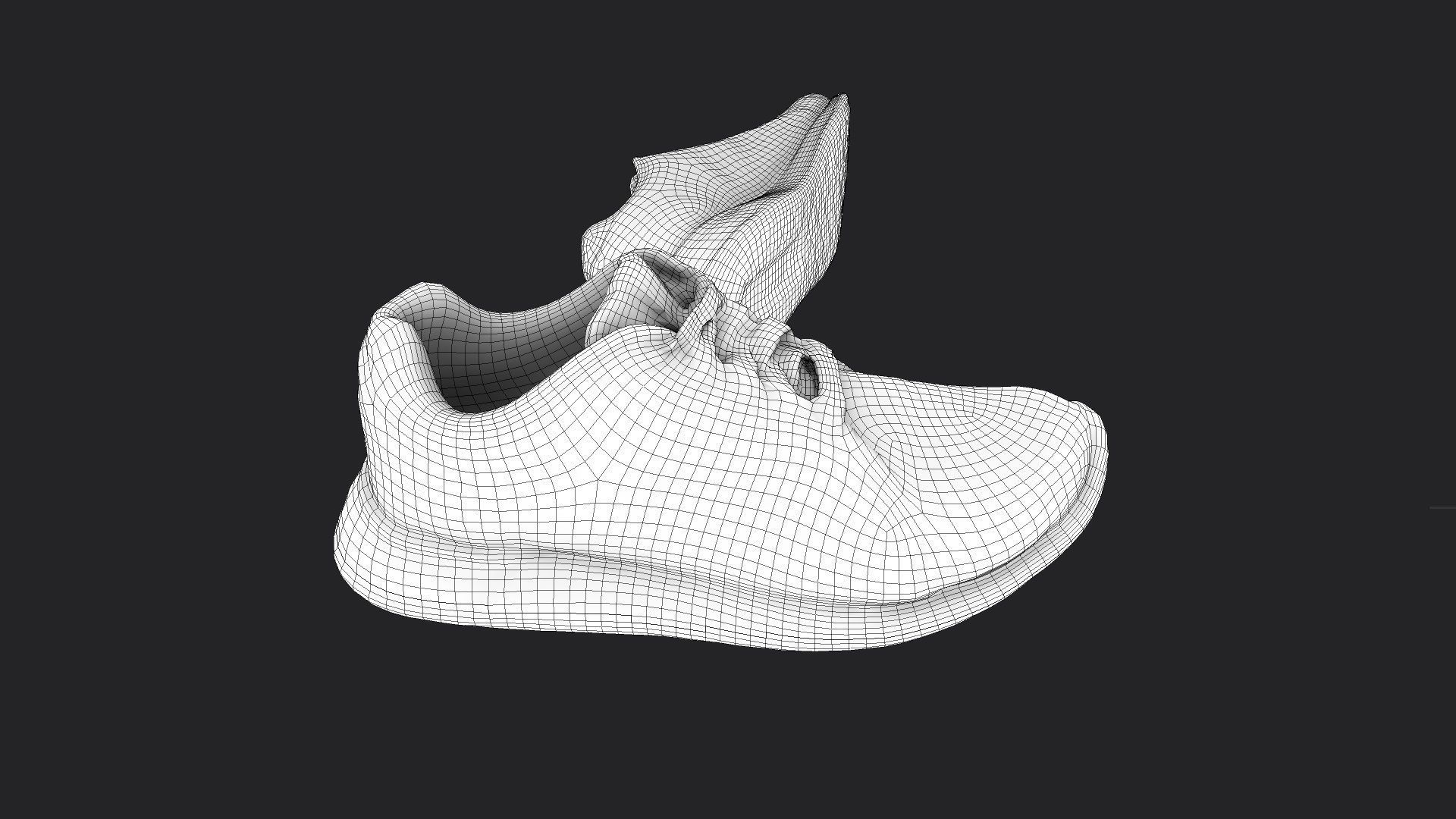 Pair of Sneakers Low-poly 3D model_10