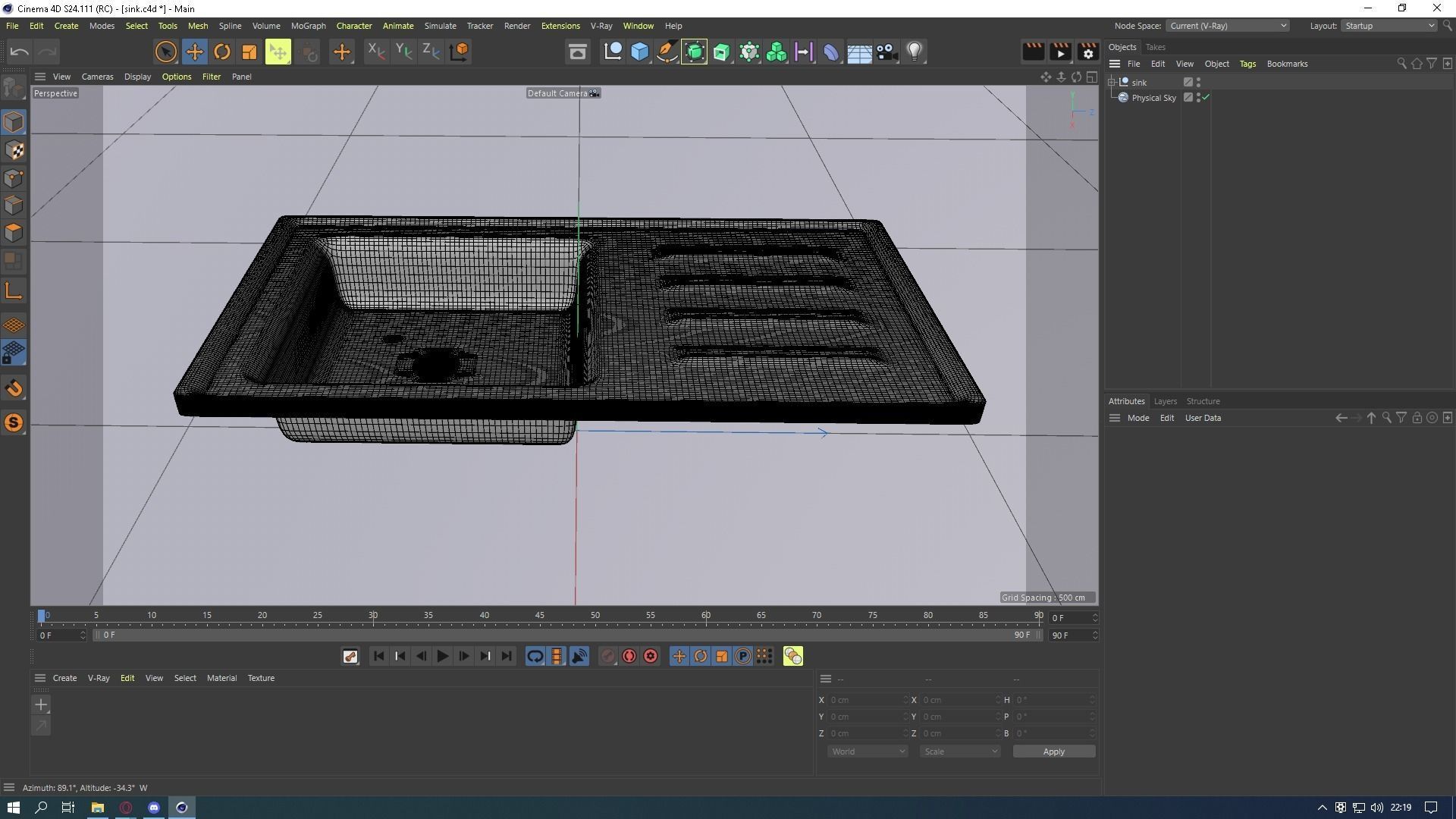 basic sink 3D model_6