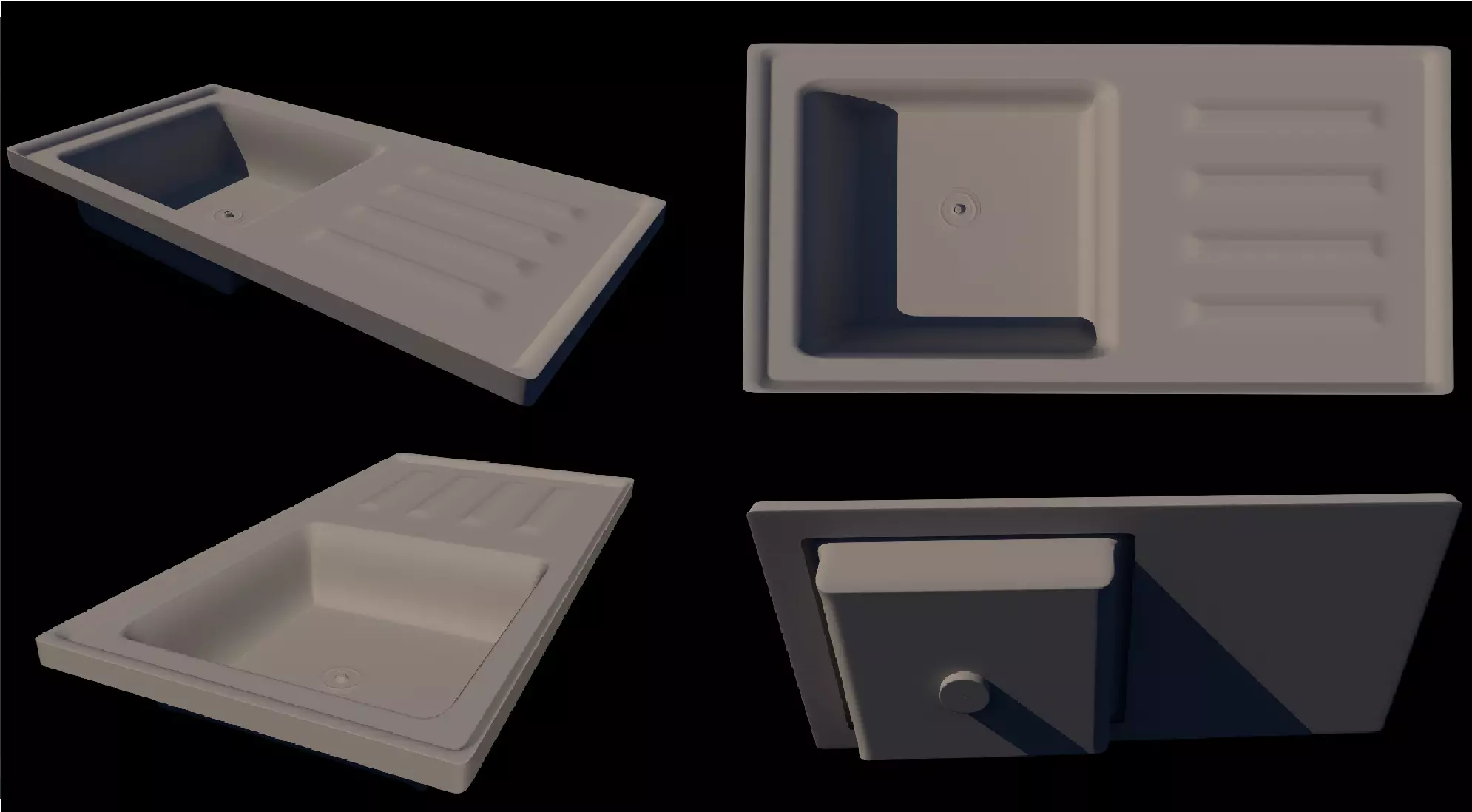 basic sink 3D model_0