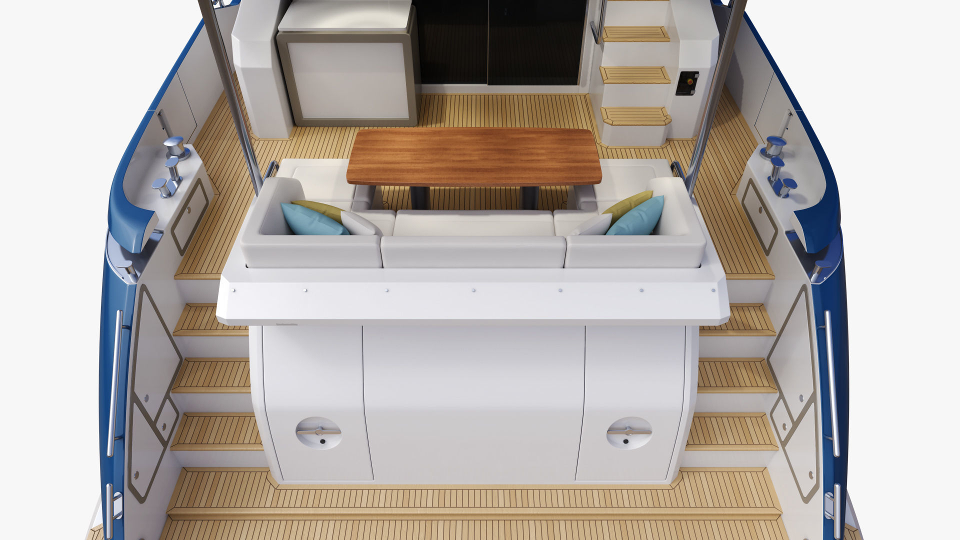 Luxury Motor Yacht Generic 3D model_23