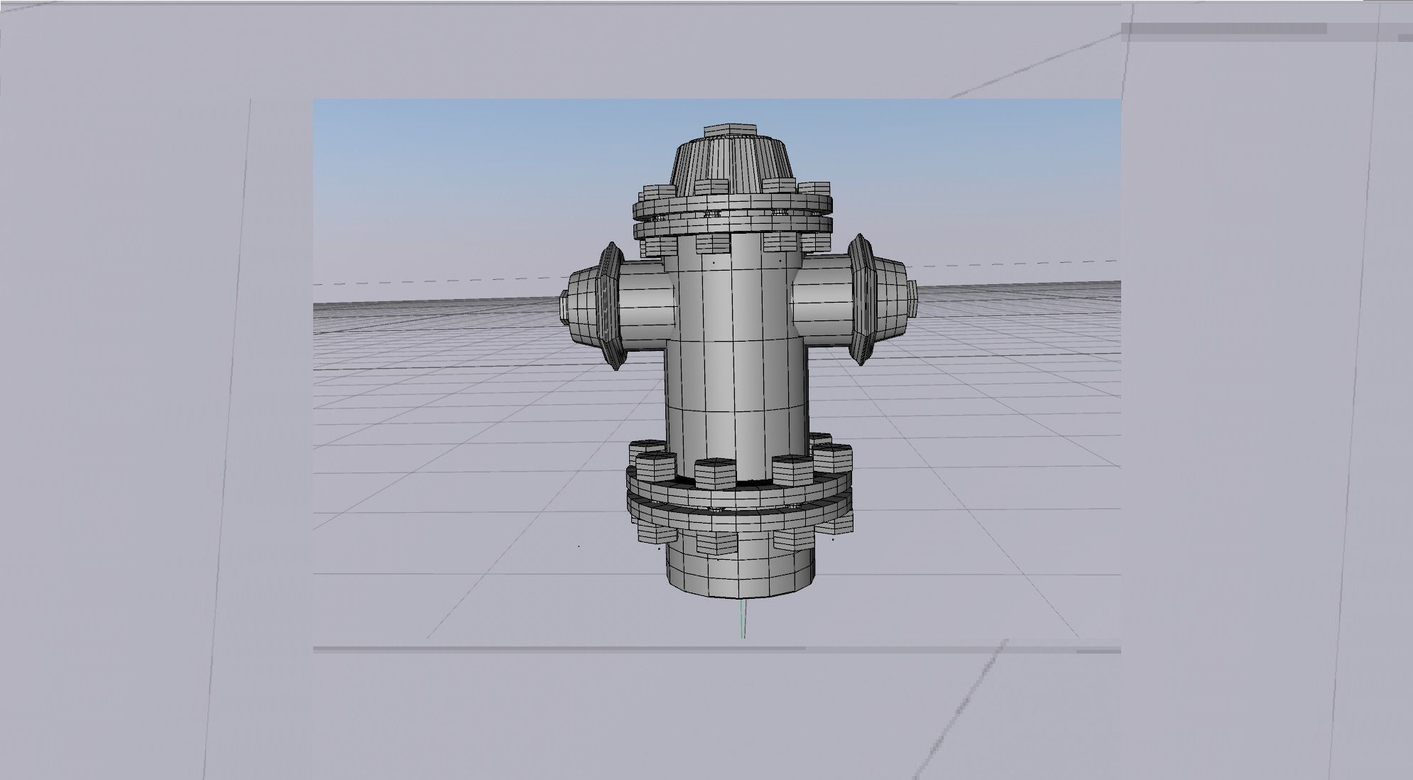 Fire hydrant  3D model_3