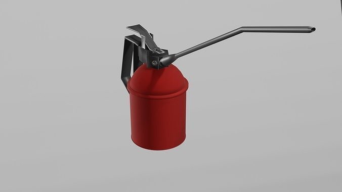 Oil can Free 3D model