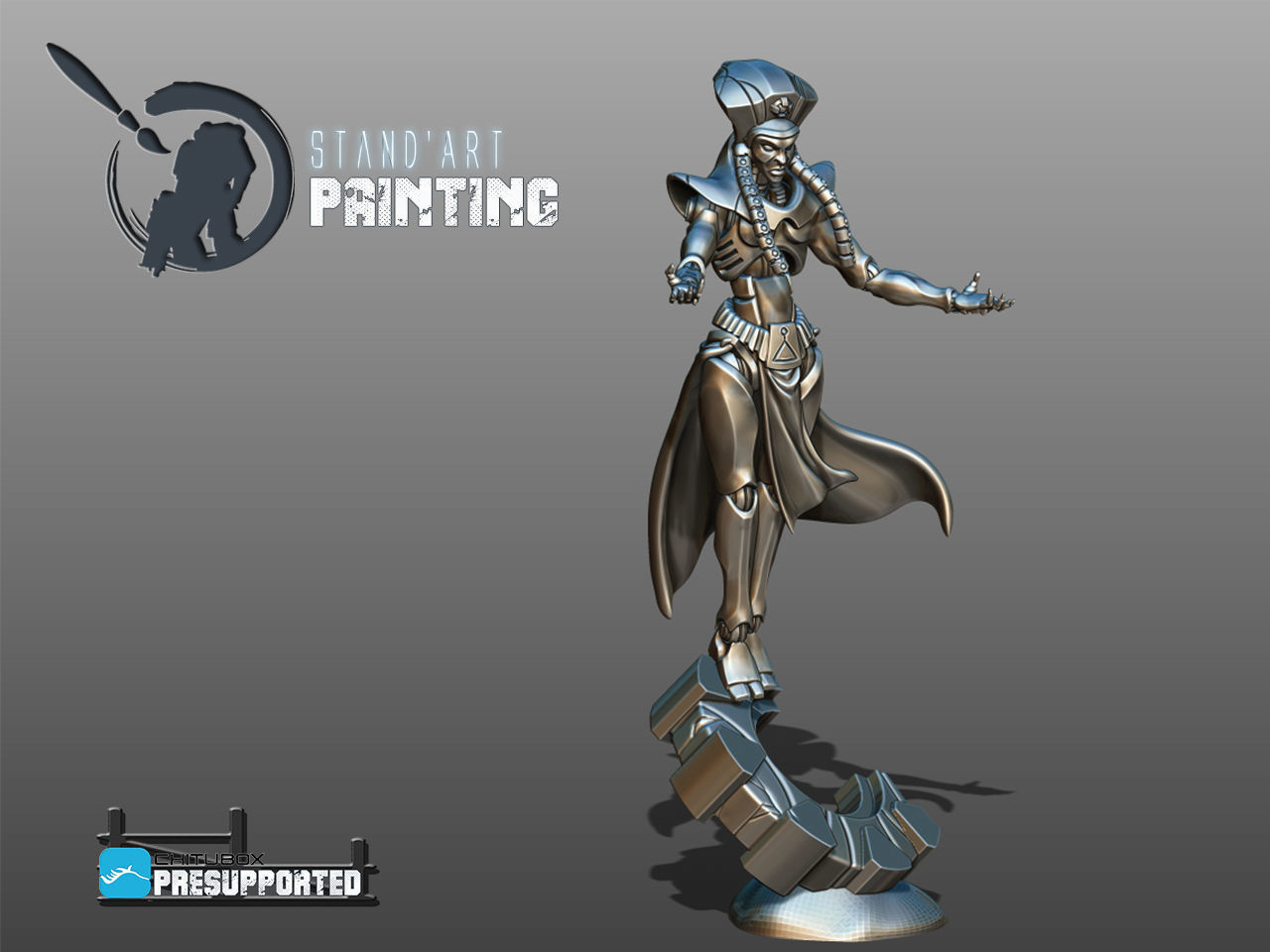 Ashanti the queen of behond 3D model_2